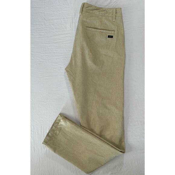 Rip Curl Mirage Boardwalks Lightweight Hybrid Chino Pants. Heather Brown, 32X32 - Picture 1 of 9